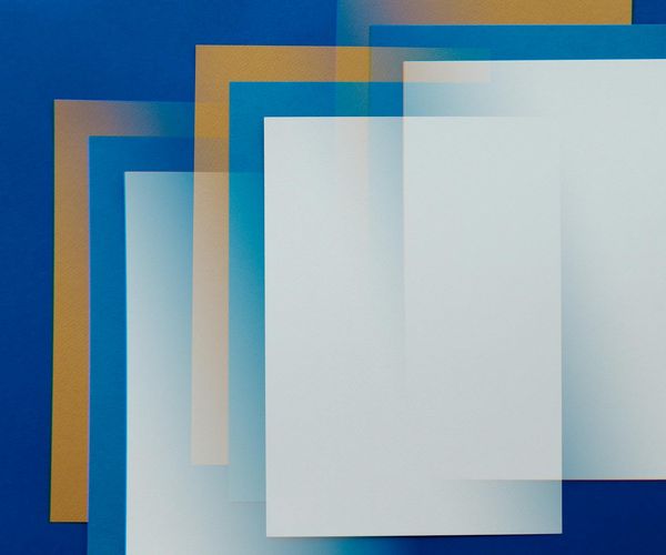 Geometric shapes forming a balanced structure